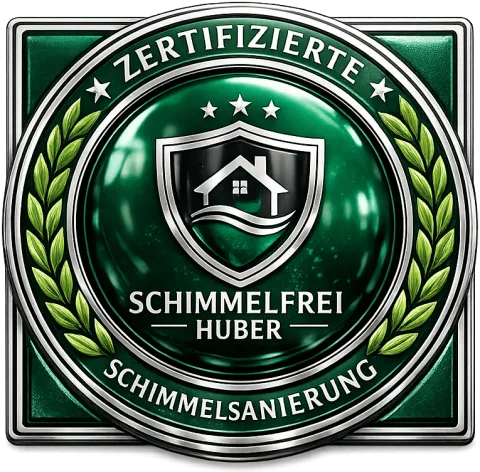 Premium Qualitäts-Siegel für zertifizierte Schimmelsanierung Huber